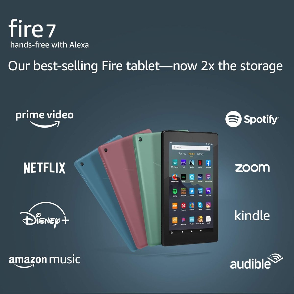 Amazon Fire 7 (2019) Black | WIFI | Acceptable Condition - ReDial Amazon Fire 7 (2019) Black | WIFI | Acceptable Condition - ReDial